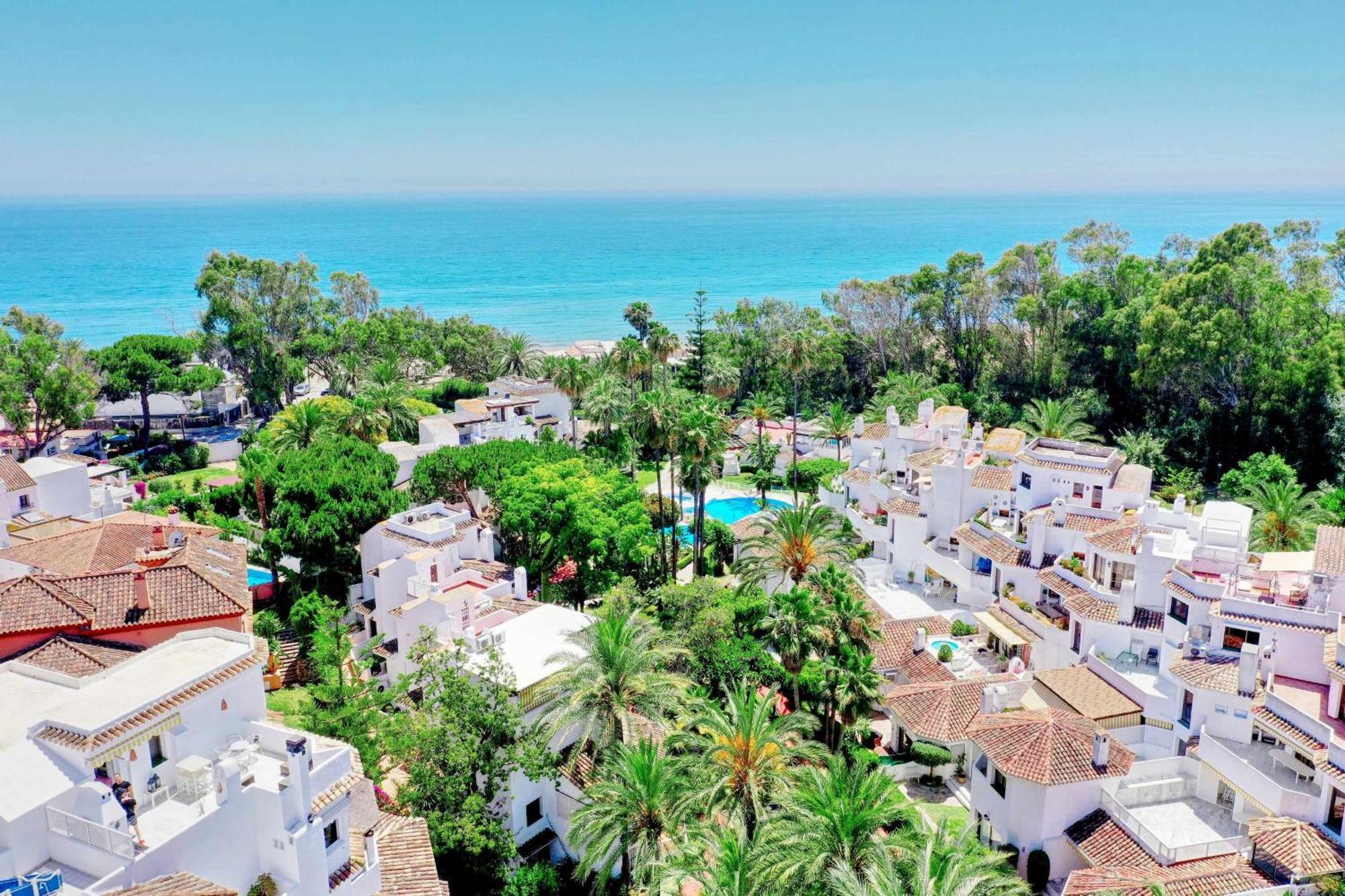1104 First Line Beach Apartment Golden Beach Pool Marbella Exteriér fotografie