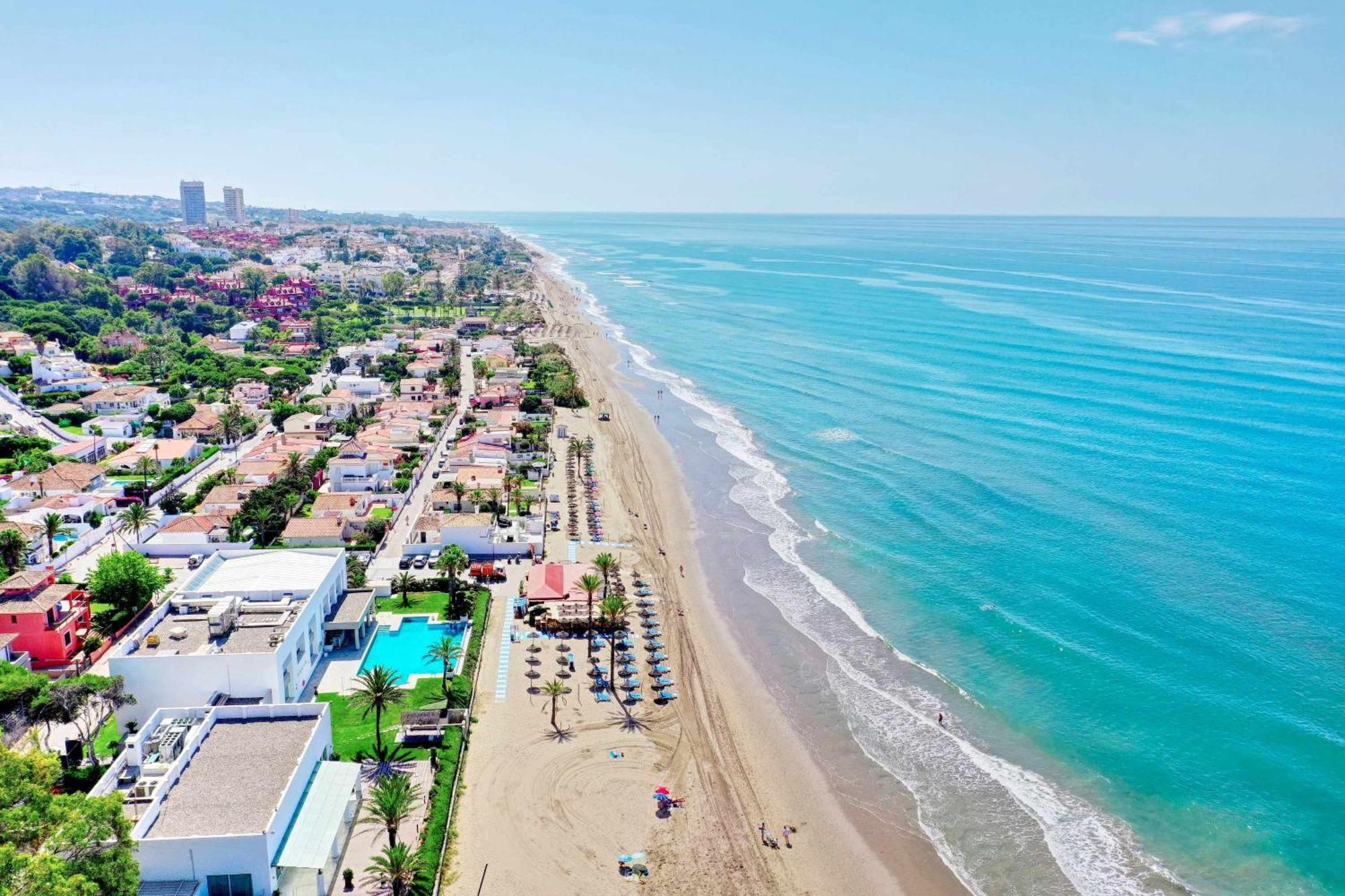 1104 First Line Beach Apartment Golden Beach Pool Marbella Exteriér fotografie